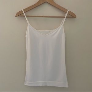 Nordstrom Lingerie White 2-Way Camisole Size Small Excellent Condition